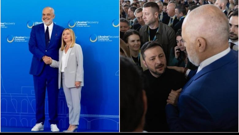 KONFERENCA E RIMËKËMBJES SË UKRAINËS/ Rama në Romë, pjesëmarrës edhe liderët botërorë! Takimet me Melonin dhe Zelenskin