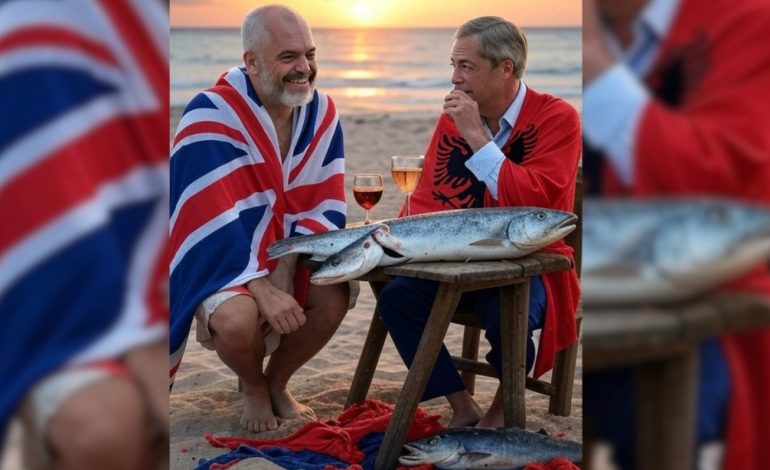 “MOS I KTHENI NË KURBAN TË PROPAGANDËS”/ Rama publikon sërish foton me AI me deputetin britanik: Shqiptarët mësojnë fëmijët dhe kujdesen…