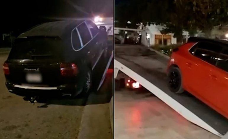 POLICIA AKSION NË VLORË/ Qindra gjoba ndaj drejtuesve që kishin parkuar keq, dhjetëra makina hiqen me karrotrec