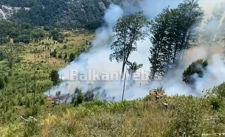 NË “LUFTË” ME FLAKËT/ Forcat e Armatosura u bashkohen zjarrfikësve në Lurë, zjarri ende jashtë kontrollit