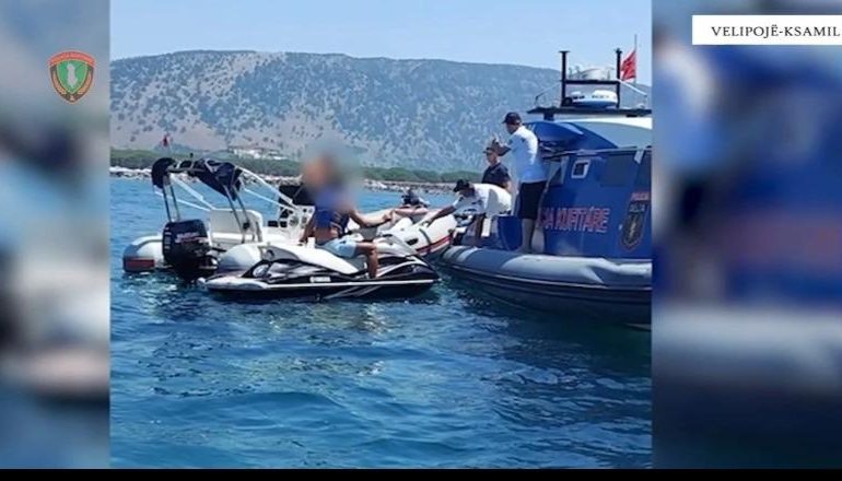 “SIGURIA DETARE”/ Kontrollohen 254 mjete lundruese nga Ksamili në Koman, 36 të bllokuara! 18 pushues shpëtohen në det