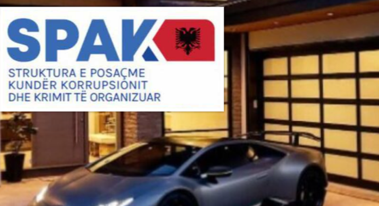 I AKUZUAR PËR DROGË NË GJERMANI/ SPAK i sekuestron vilën 2 kate dhe “Lamborginin” në Palasë 44-vjeçarit