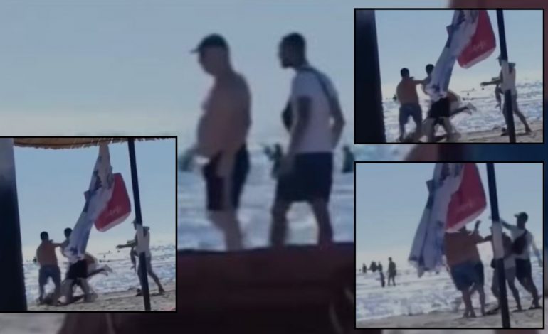 “PLAS” KEQ SHERRI EDHE NË PLAZHIN NË DURRËS/ Përplasje fizike mes dy të rinjve dhe punonjësit të çadrave