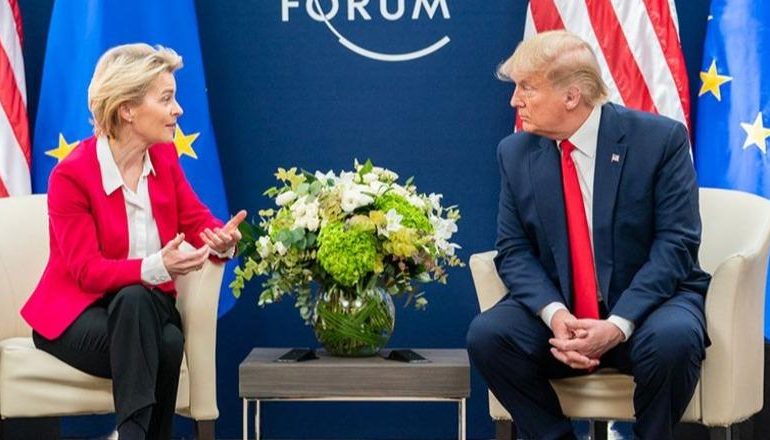 TARIFAT TREGËTARE TË BE/ Ursula von der Leyen dhe Donald Trump takohen të dielën në Skoci