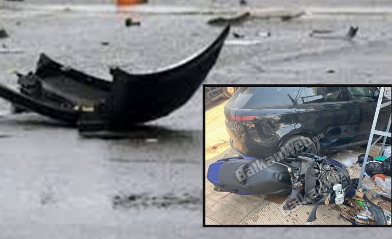 AKSIDENT I RËNDË NË TIRANË/ Citroeni i pret rrugën motorrit, 27-vjeçari niset me helikopter drejt Tiranës (EMRI)