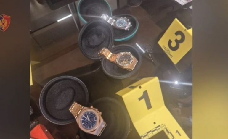 MJETE LUKSOZE E ORA “ROLEX”/ Goditja e SPAK ndaj rrjetit të drogës, publikohen pamjet e aksionit