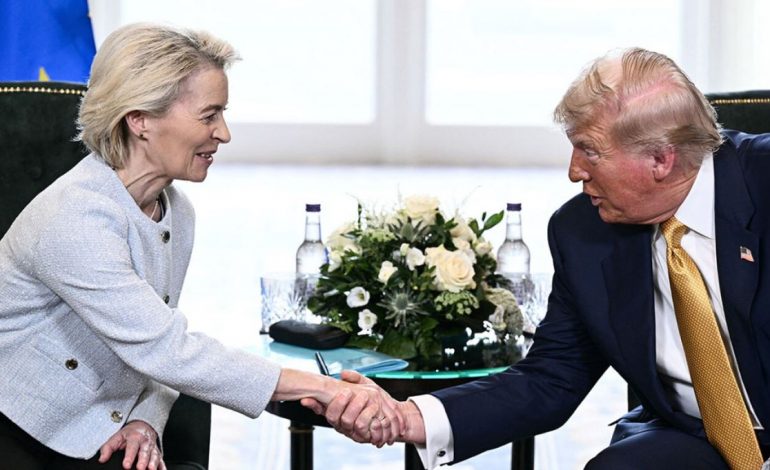 TAKIMI ME VON DER LEYEN/ Trump: SHBA dhe BE arritën një marrëveshje tregtare