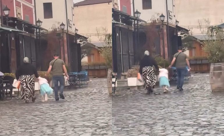 PAMJET E RËNDA/ Babai e kap të miturën për flokësh, pamjet u bënë virale. E pëson keq nga policia