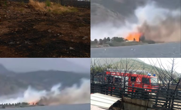PAMJET EKSKLUZIVE/ Zjarr masiv në Pojske të Pogradecit, zjarrfikësit në terren. Zbulohet SHKAKU
