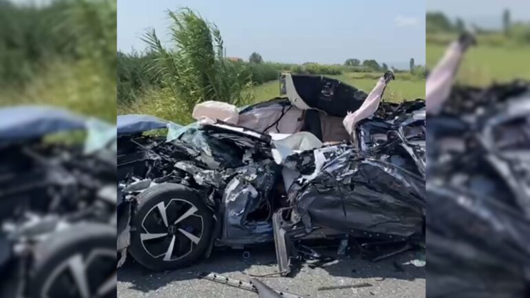 AKSIDENT TRAGJIK NË SHKODËR/Kamioni përplaset me makinën, 1 i vdekur dhe 2 të plagosur (VIDEO)