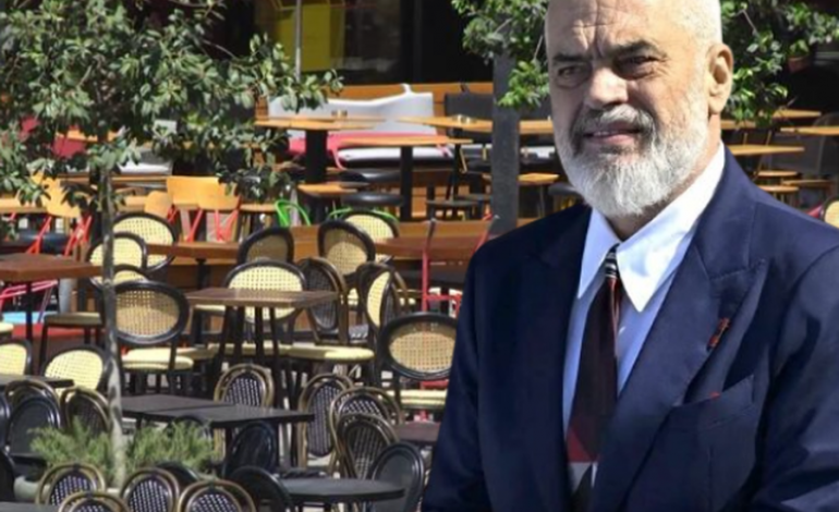 LIRIMI I HAPËSIRAVE PUBLIKE/ Rama prezanton planin e ri: Për çdo karrige jashtë, bizneset do të japin një pemë