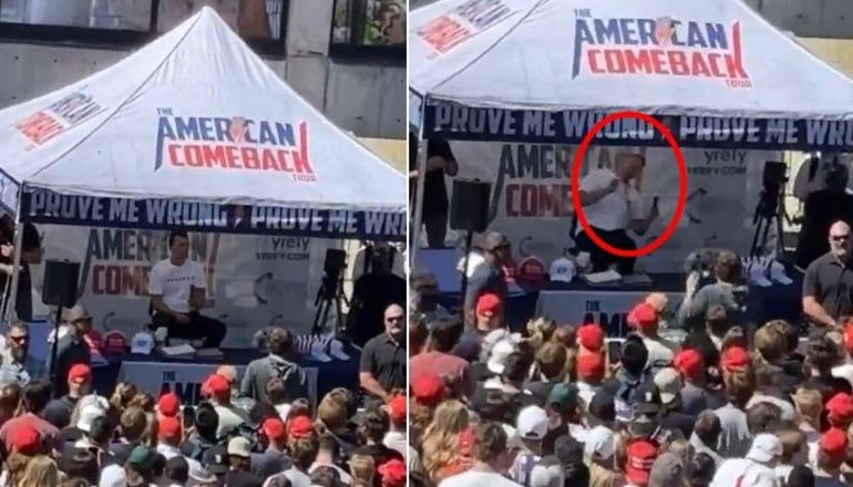 E RËNDË NË SHBA/ Aktivisti konservator Charlie Kirk qëllohet me plumb në qafë gjatë një eventi