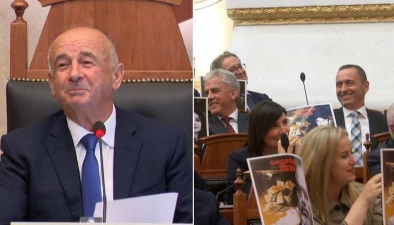 MOMENTI EPIK NGA KUVENDI/ ‘Tërmet Alizoti’, lapsusi i Llajos që shkaktoi të qeshura gjatë betimit të deputetëve