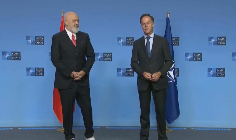 “JENI NJË ALEAT I PALËKUNDUR”/ Rutte pret Ramën në Bruksel: Keni bërë shumë për Ukrainën, Shqipëria mund të mbështetet tek NATO