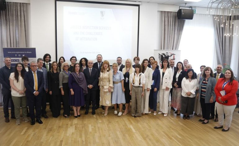 Angazhimi i përbashkët i shërbimeve të drejtësisë së rajonit në Tiranë