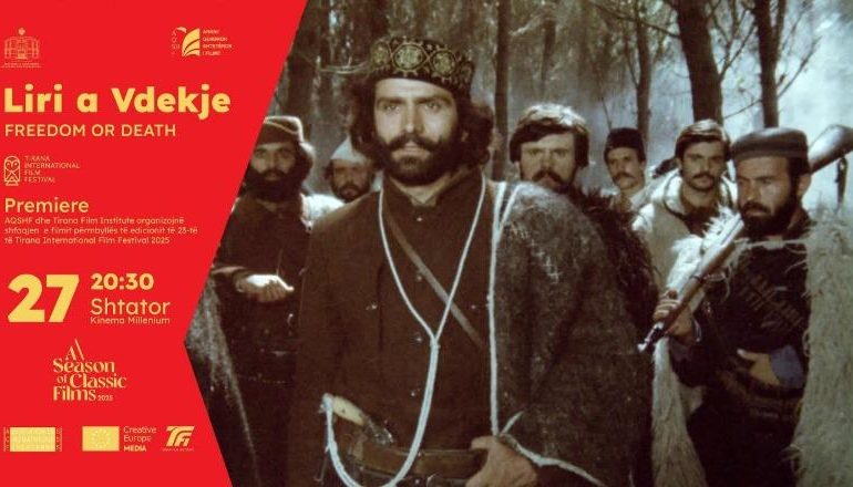 “LIRI A VDEKJE”/ Shfaqet filmi premierë i restauruar në 4K