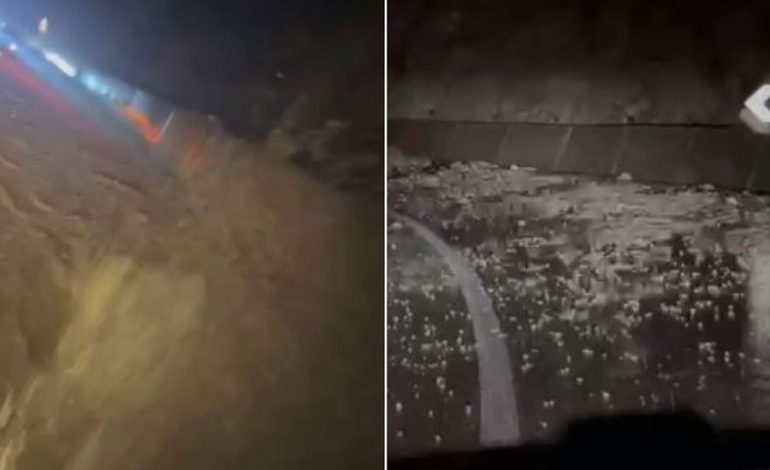 MOTI I KEQ NË SARANDË/ Rënie gurësh dhe dherash në rrugën Kardhiq-Delvinë, probleme në qarkullim