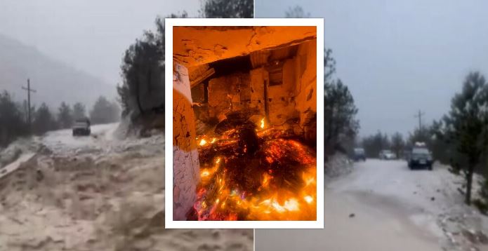 PROBLEMATIKE SITUATA NË DUKAGJIN/ Rrëshqitje dherash dhe përmbytje, izolohen disa fshatra malorë. Rrufeja djeg shtëpinë