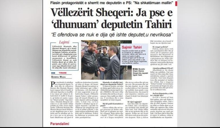 U PLAGOS NË ATENTATIN E RINASIT/ Muçi Shaljani 14 vite më parë përplasej me Sajmir Tahirin: E kujt i ha…