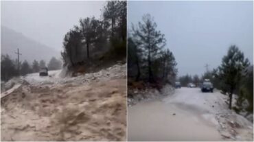 MOTI I KEQ GODET SHKODRËN/ Shembet masivi me inerte, disa makina të bllokuara