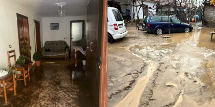 DHJETËRA BANORË TË BLLOKUAR/ Reshjet izolojnë fshatra në Maliq e Pogradec
