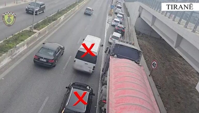 RRUGORJA E TIRANËS ME “DORË TË HEKURT”/ 4 mijë gjoba për shkelësit e rregullave të qarkullimit! 35 automjete të bllokuara