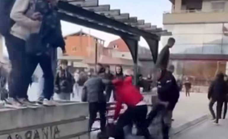 PAMJET SHOKUESE/ Një grup adoleshentësh rrahin keq bashkëmoshatarin e tyre