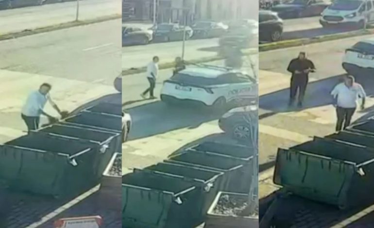 SITUATË E PAZAKONTË NË SHKODËR/ Qytetari hedh qeset e mbeturinave jashtë koshit, policia e kthen t’i marrë mbrapsht