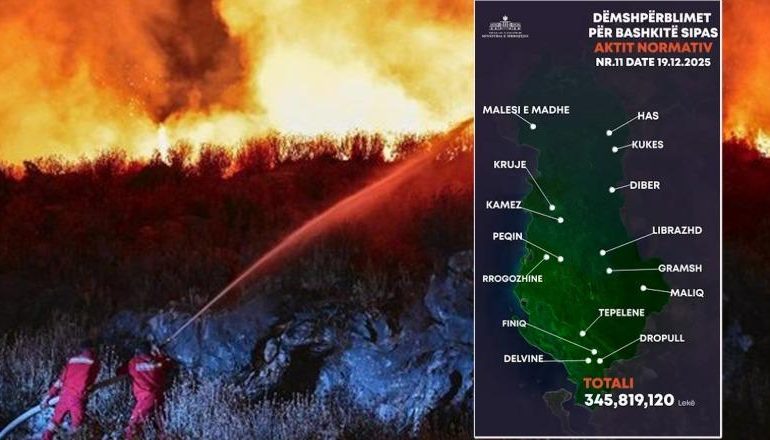 ZJARRET E VERËS/ 345 milionë lekë dëmshpërblim për 15 bashki! Kruja merr më shumë, ja si do ndahet fondi