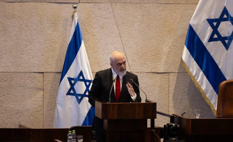 E PLOTË/ Fjalimi i kryeministrit Edi Rama në Parlamentin izraelit me një mesazh historik