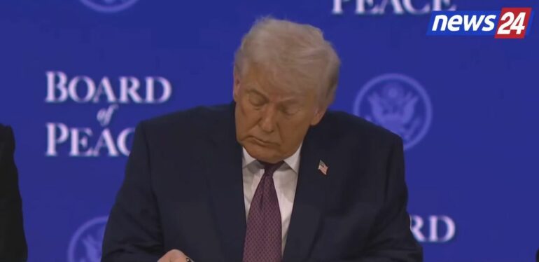 FIRMOS DONALD TRUMP/ Nënshkruhet në Davos marrëveshja për Bordin e Paqes