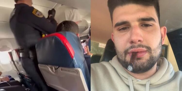 E PËSON KEQ/ Shkaktoi panik duke tentuar hapjen e derës së avionit në fluturim, shqiptari dënohet me burg