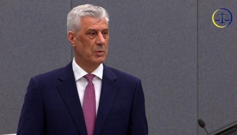 “QËLLIMI YNË ISHTE PAQJA…”/ Thaçi në Hagë: S’mund të isha indiferent ndaj masakrave të Millosheviçit ndaj vendit tim
