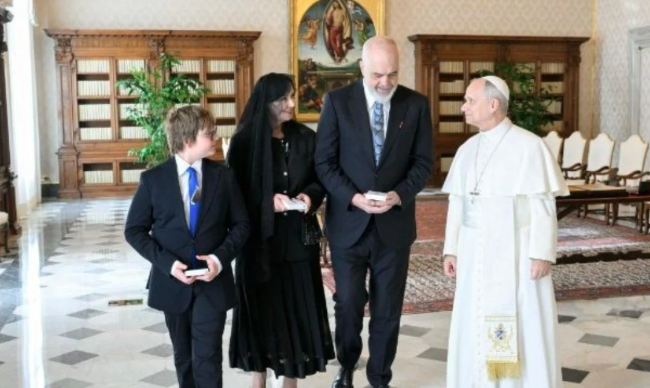 PAMJET/ Vizita zyrtare në Vatikan, kryeministri Rama pritet nga Papa Leoni XIV në Pallatin Apostolik