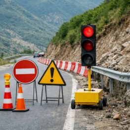 PAMJET/ Rrëshqitje dherash në Librazhd-Pogradec, vështirësohet situata, ndalohet qarkullimi për autobusët dhe mjetet e tonazhit të rëndë