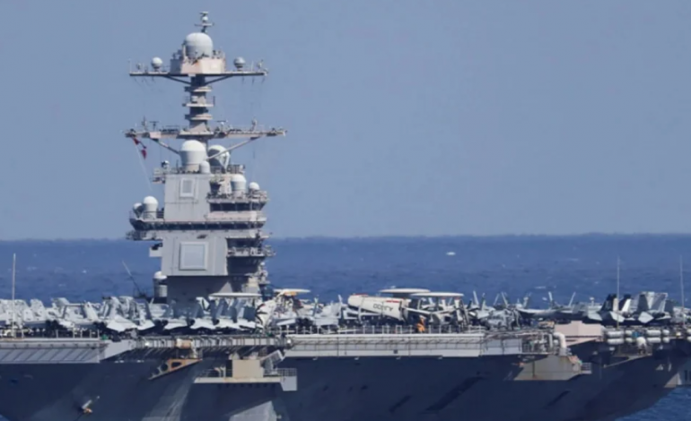 PANIK NË AEROPLAN MBRAJTËSEN AMERIKANE/ Shpërthen në flak USS Gerald Ford, mbeten të plagosur dy persona