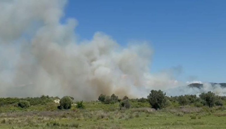 ZJARRI PËRFSHIN ULLISHTET NË PANAJA/ Flakët përhapen me shpejtësi nga era