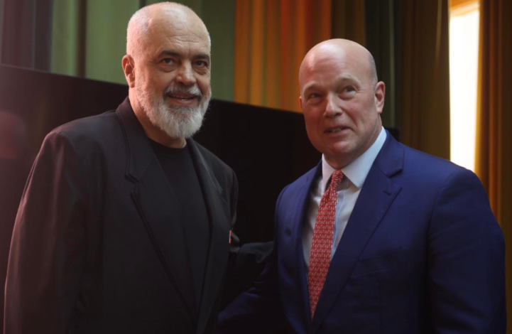 VIZITA NË SHQIPËRI E AMBASADORIT TË SHBA NË NATO/ Matthew Whitaker takohet me kryeministrin Rama
