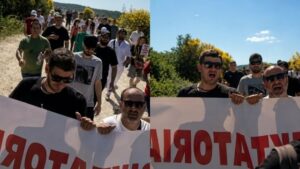PROTESTA NË ZVËRNEC/ Përplasje të ashpëra mes banorëve dhe policisë, gazetarja dhe disa qytetarë përfundojnë në spital