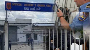 AKSION NË BURGUN E FUSHË-KRUJËS/ 10 furgona policie kontrolle në qeli për sende të paligjshme, telefona dhe drogë