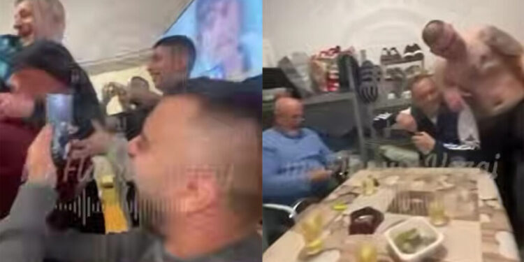 VIDEOLAJM/ Dalin pamjet e festës me muzikë e alkool pas hekurave, shihni ç’bëhet në qelitë e të burgosurve VIP! Në krye Lul Berisha