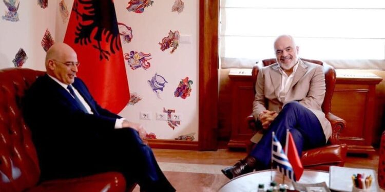 MARRËVESHJA E DETIT/ Ministri grek Dendias viziton sot Tiranën, takime me Ramën e Nufin