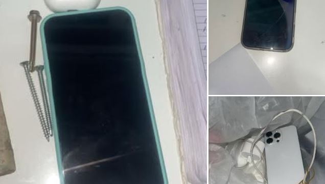 FOTOLAJM/ Kontroll në burgun “VIP” të Durrësit, zbulohen “iPhone” të të burgosurve dhe…