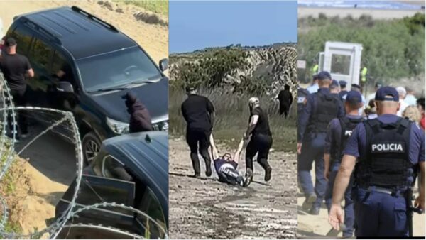 GODITI ME GRUSHT QYTETARIN GJATË PROTESTËS NË ZVËRNEC/ Arrestohet punonjësi i shoqërisë private të sigurisë! Nën hetim zinxhiri komandues i policisë Vlorë