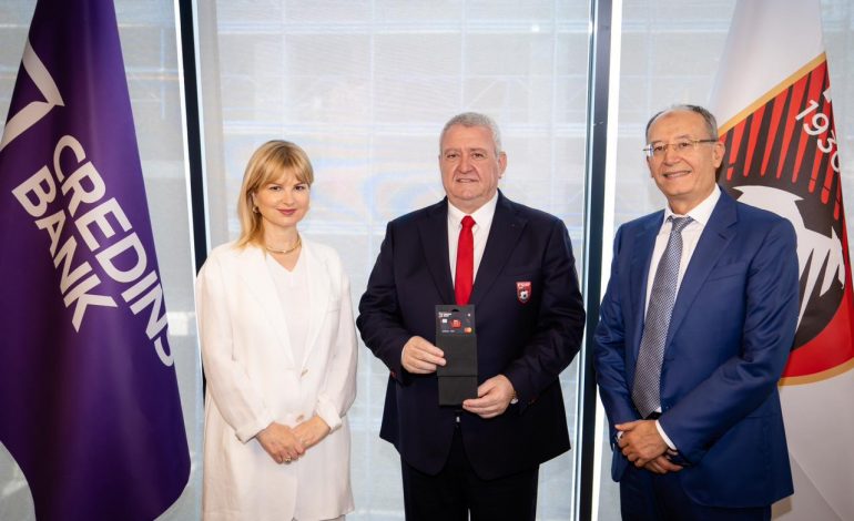 Credins bank dhe Federata Shqiptare e Futbollit forcojnë partneritetin strategjik me lançimin e kartës GOOL!