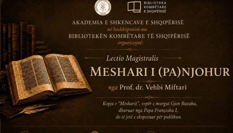 MESHARI I GJON BUZUKUT/ Të dhëna të reja nga studimi i Vehbi Miftarit