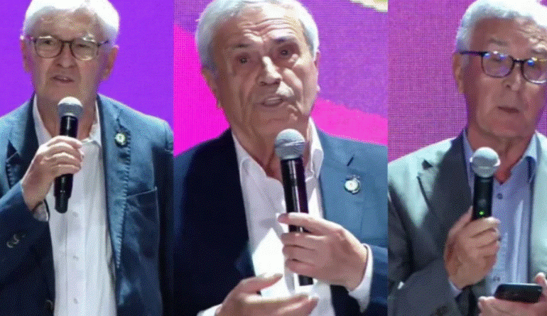 NGA REXHEP MEIDANI, TEK NAMIK DOKLE/ PS vlerëson me medalje ari “Gardën e Vjetër” në 35-vjetorin e saj