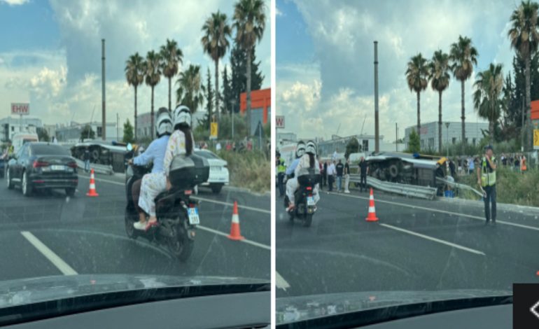 AKSIDENT TRAGJIK ME 2 VIKTIMA NË AKSIN RRUGOR DURRËS-TIRANË/ Autobusi përmbyset në mes të rrugës! 7 të plagosur të Truama