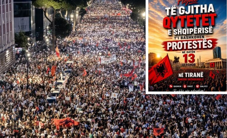QINDRA QYTETARË NË SHESH/ Sot protesta e 14-të kundër qeverisë: Rama jep dorëheqjen