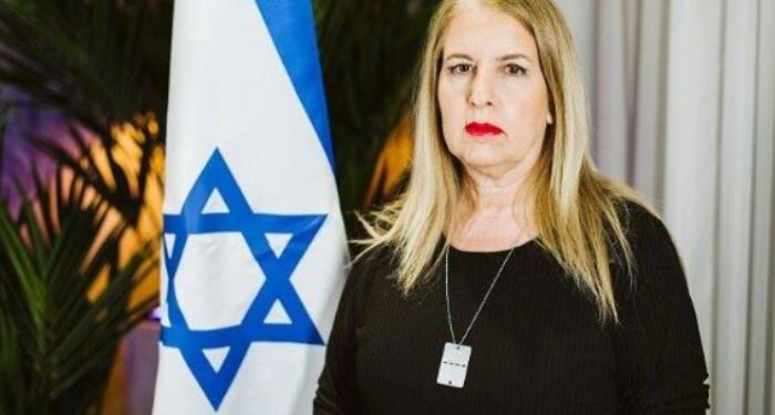 “KY AKT NUK I NDERON SHQIPTARËT”/ Ambasadorja e Izraelit në Tiranë reagon pas heqjes së flamurit nga protestuesit